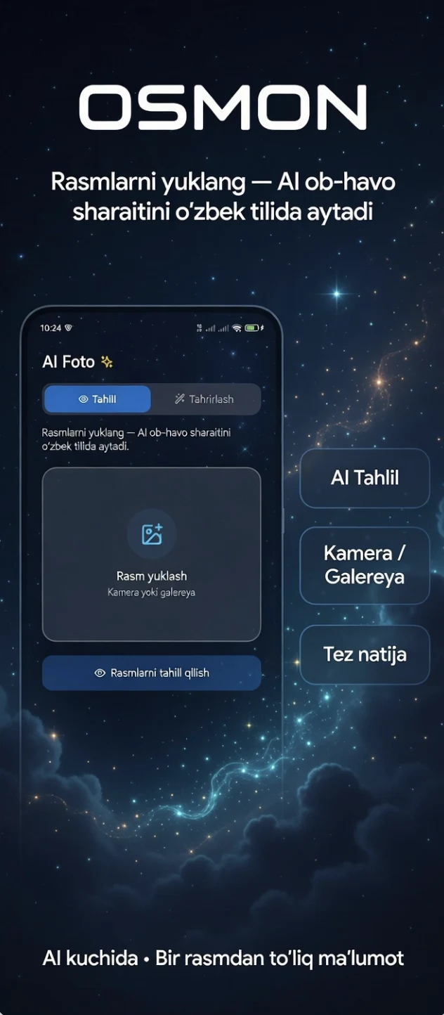 Ob havo uz screenshot